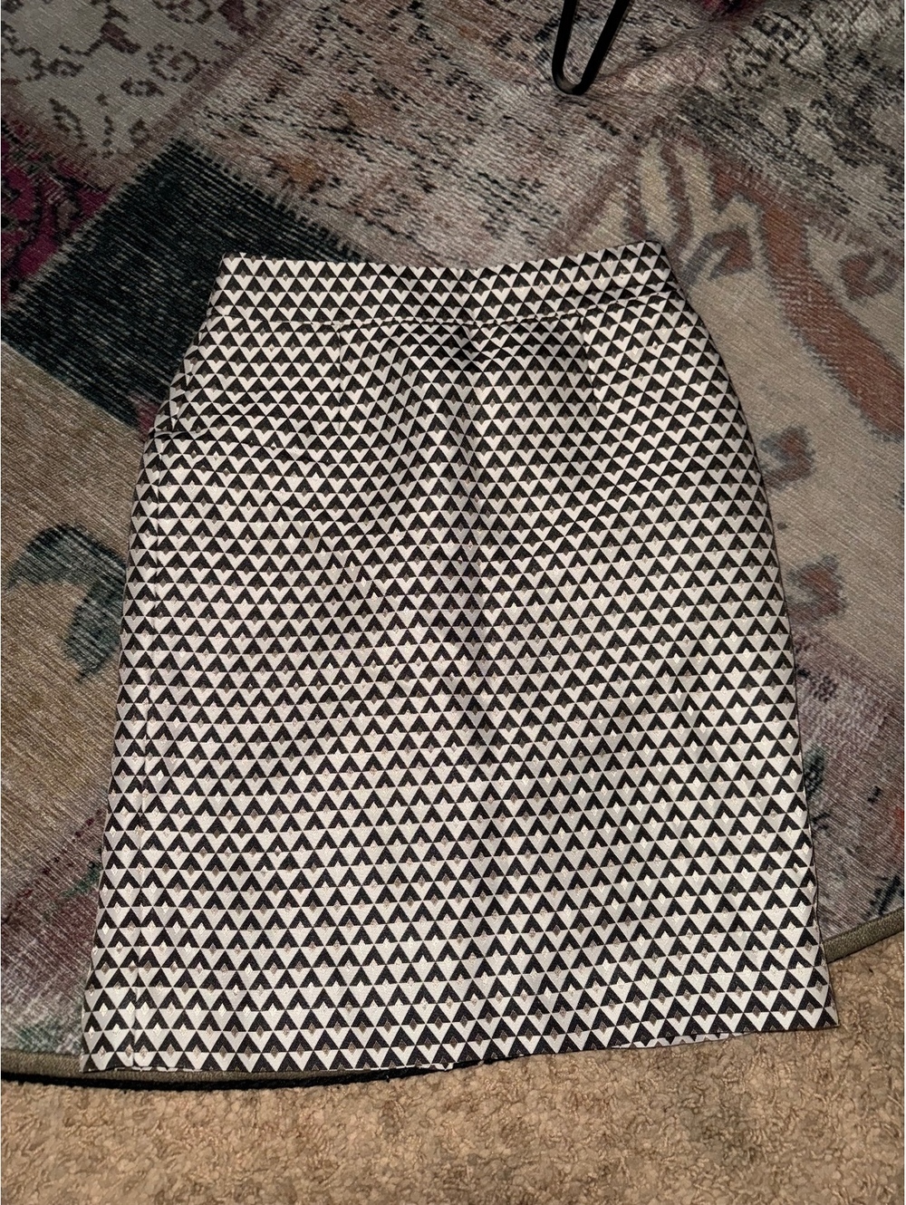 Banana republic vintage fitted skirt geometric pattern